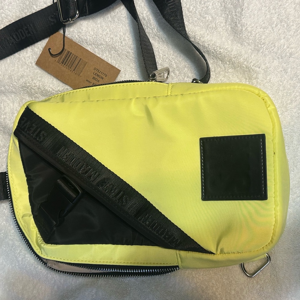 Steve Madden Yellow and Black Crossbody Bag